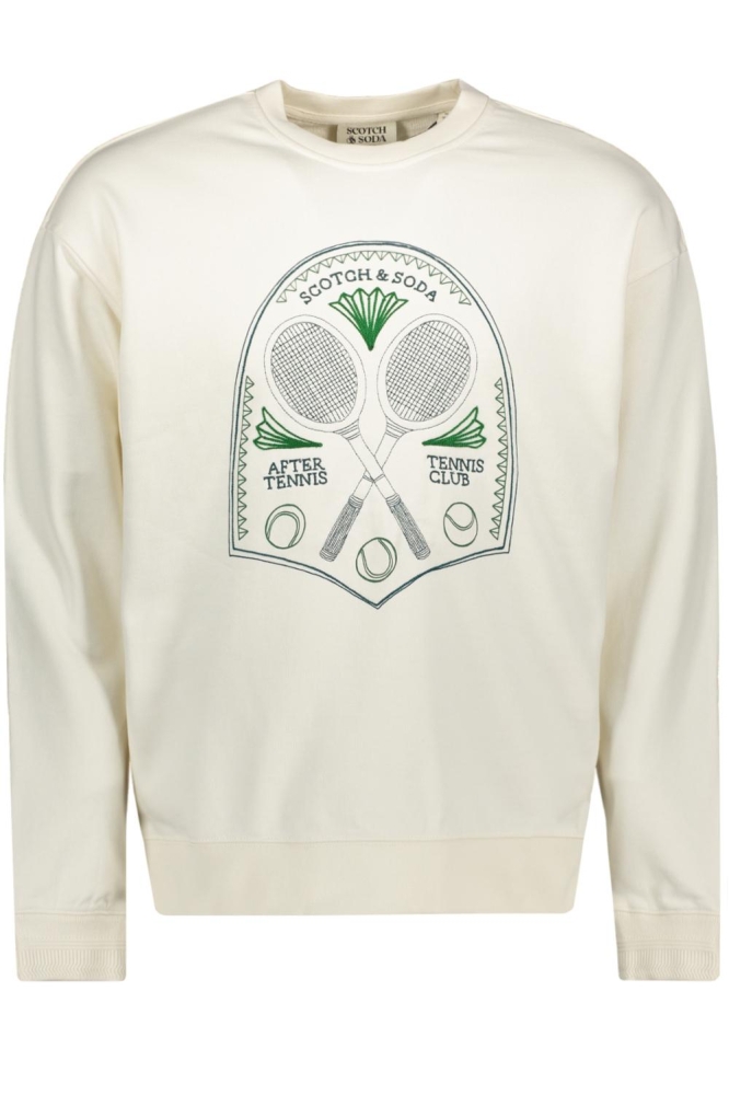 GEBORDUURD ARTWORK RELAXED FIT SWEATER 180190 101